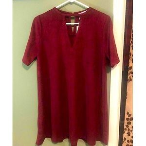 3/$50 Shift Suede Dress